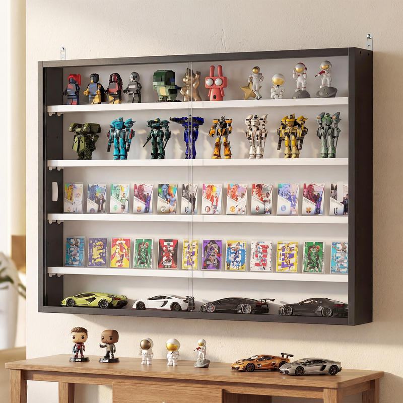 HOMCOM 5-Tier Display Cabinet, - Glass Cabinet Display のレビューと価格