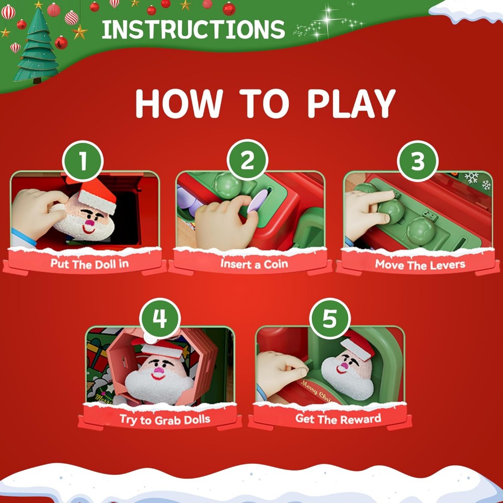 Christmas Claw Machine For Kid - Arcade Vending Machine のレビューと価格
