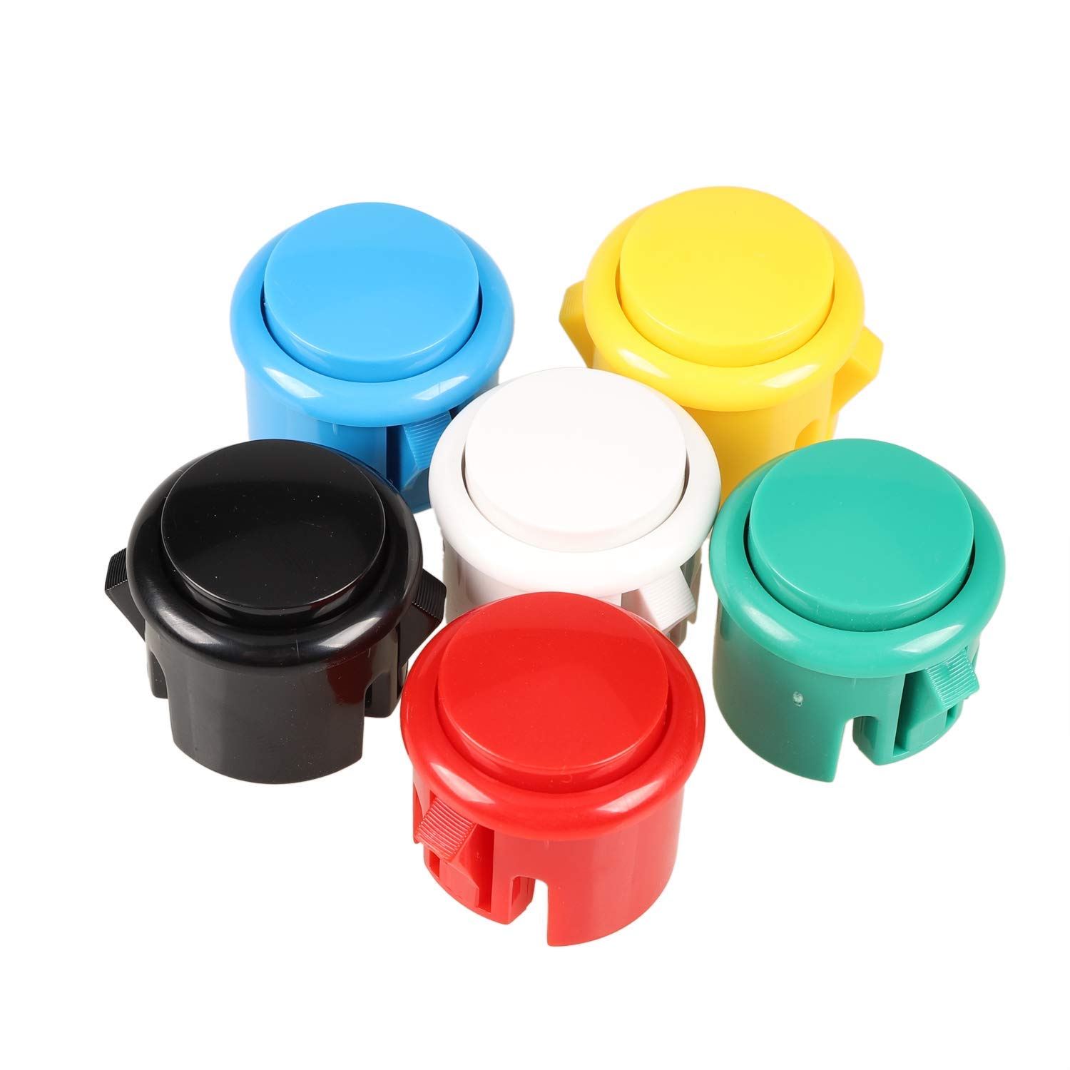 100 pcs Arcade buttons 30mm 24 - Joystick Arcade Parts のレビューと価格