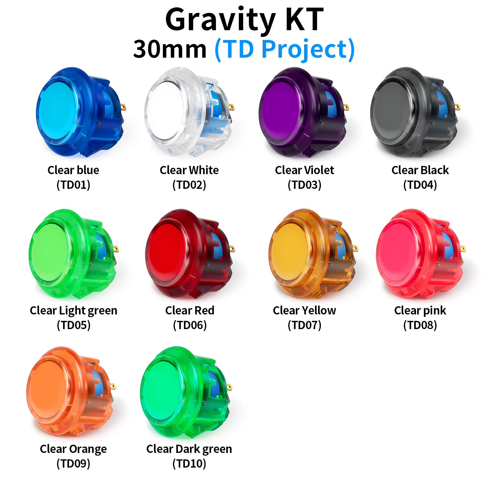 Qanba Gravity KT Arcade button - Joystick Arcade Parts のレビューと価格