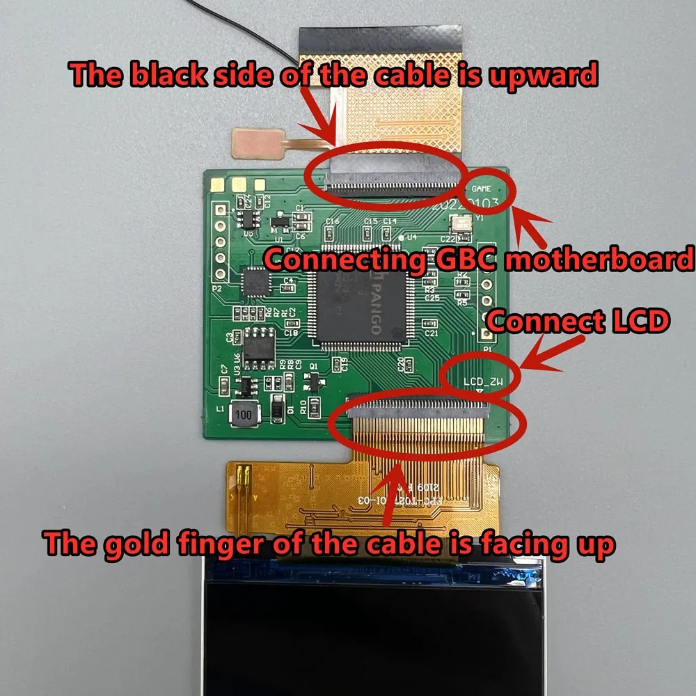 Original Size New 2.45 GBC IPS - Lcd Screen Arcade のレビューと価格