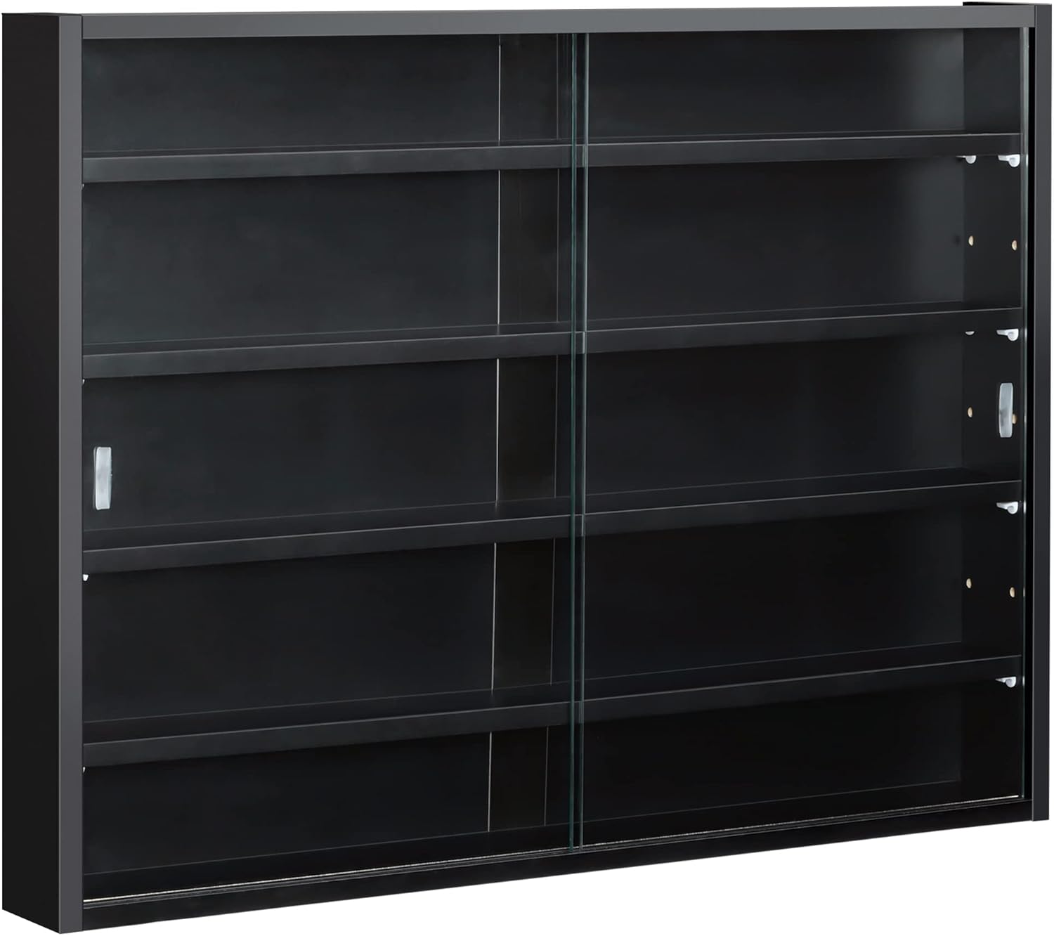 5-Tier Display Cabinet, Glass  - Glass Cabinet Display のレビューと価格