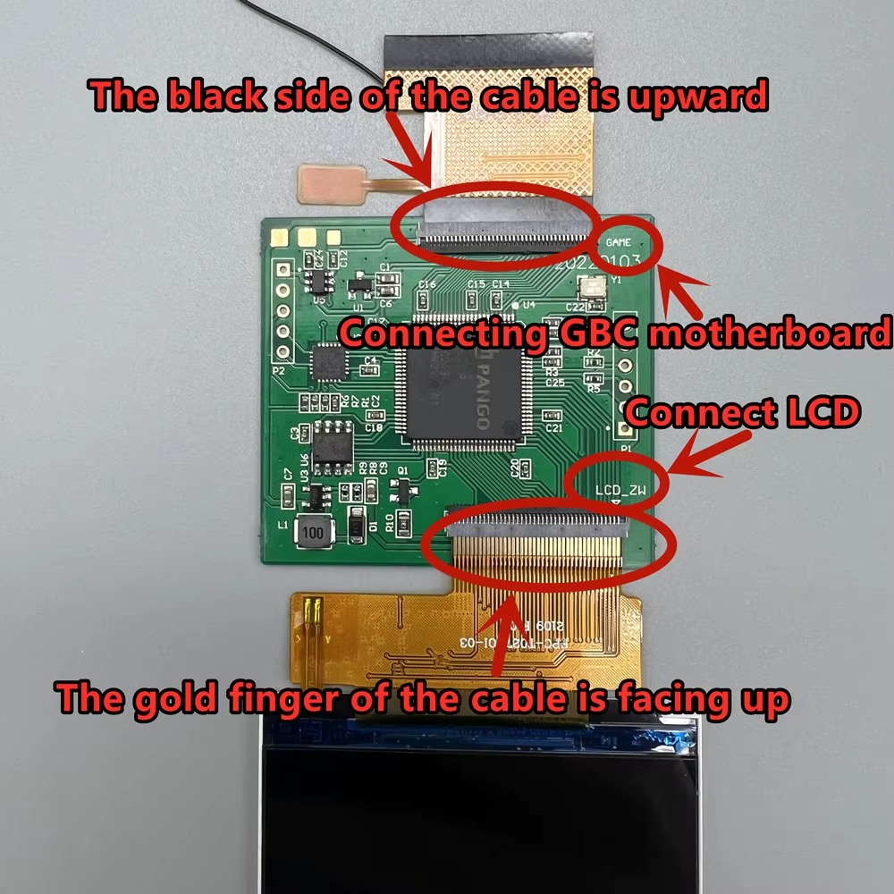 Original Size New 2.45 GBC IPS - Lcd Screen Arcade のレビューと価格