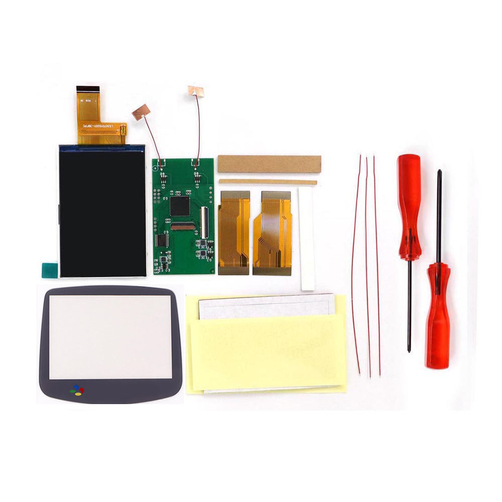 For GBA V5 Drop in Backlight L - Lcd Screen Arcade のレビューと価格