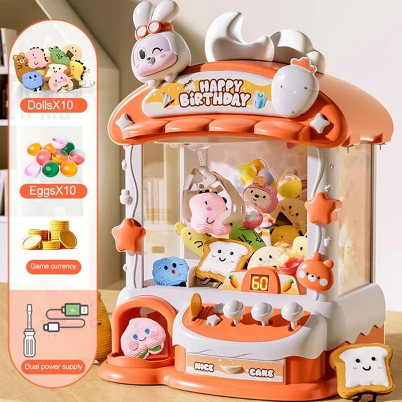 Cartoon Claw Game Machine Rabb - Claw Crane Machine のレビューと価格