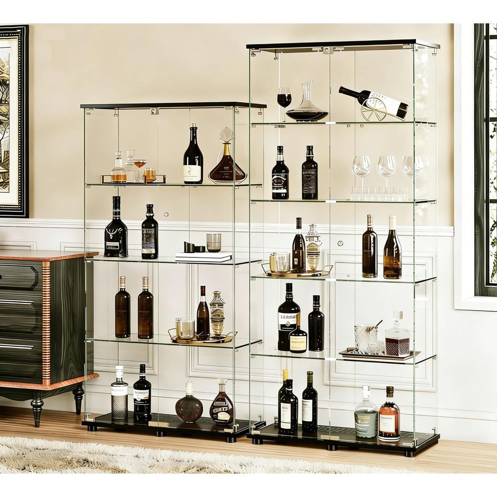 Double Door Glass Display Cabi - Glass Cabinet Display のレビューと価格