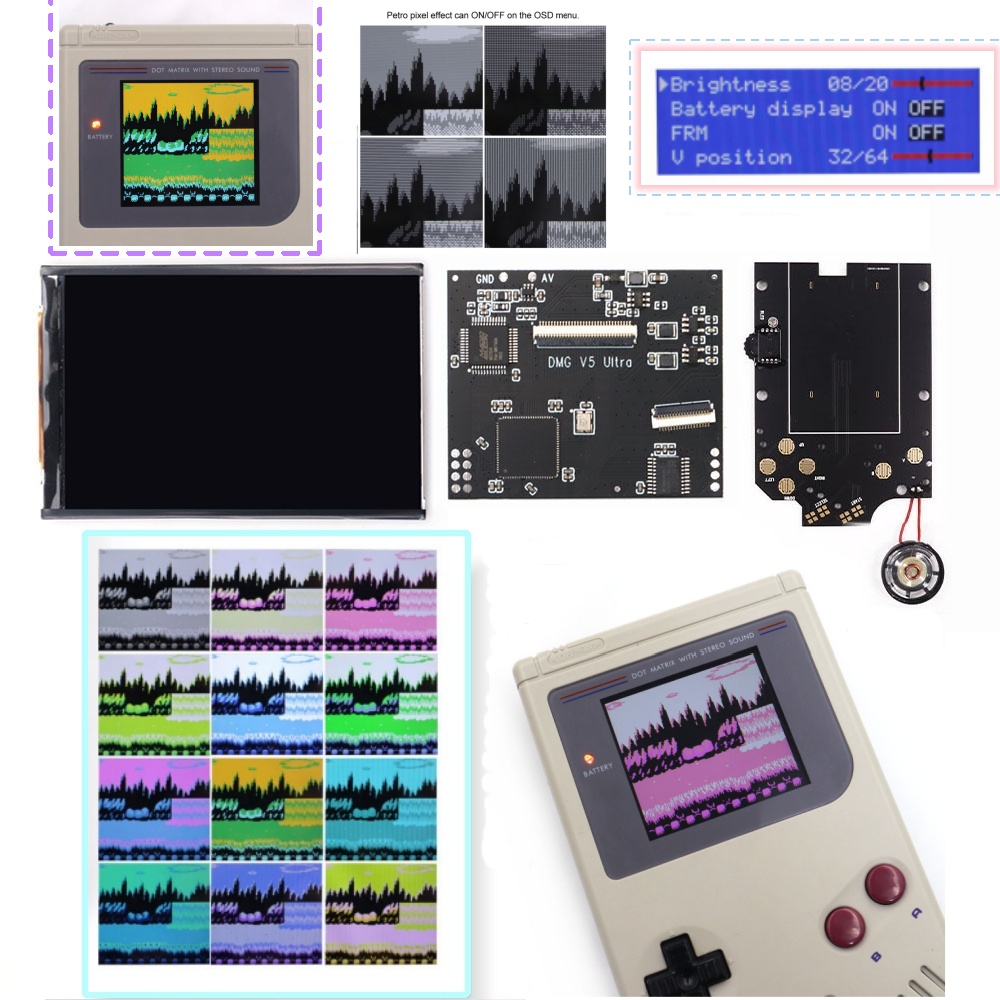 36 Colors Changing Mode RIPS S - Lcd Screen Arcade のレビューと価格