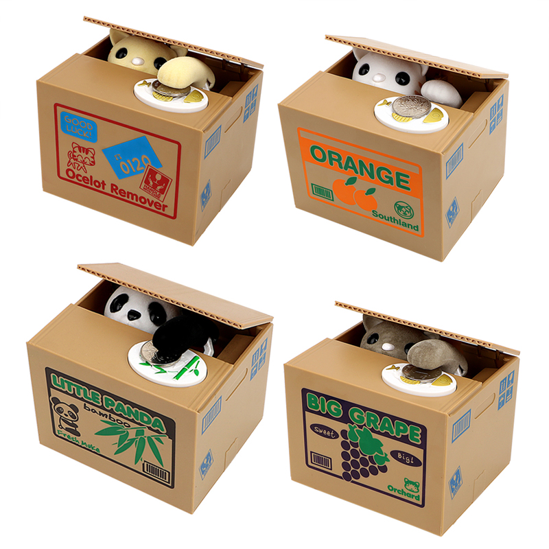 Cat Panda Stealing Coin Money  - Coin Operated Kiddie Ride のレビューと価格