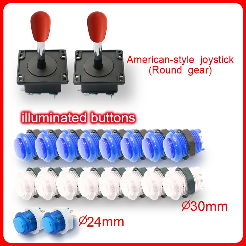 2025 with light 8 Way Adjustab - Joystick Arcade Parts のレビューと価格
