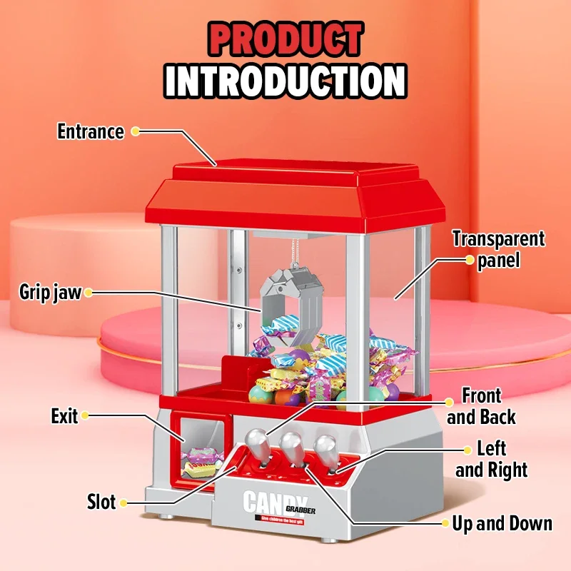 Electronic Claw Machine Candy  - Claw Crane Machine のレビューと価格