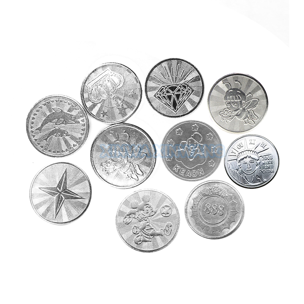100PCS  Coins Tokens Stainless - Arcade Vending Machine のレビューと価格