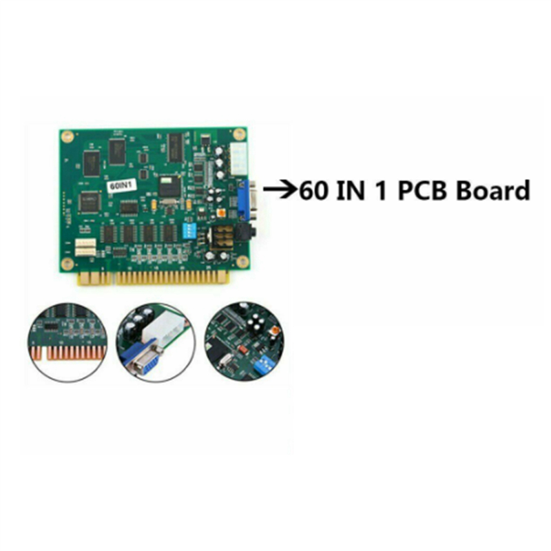 ABGN 2X 60 In 1 Multicade PCB  - Usb Game Board Jamma のレビューと価格