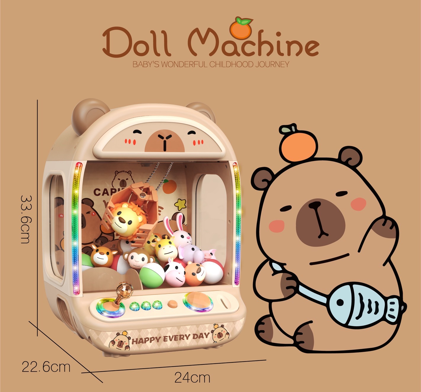 DIY Doll Machine Kids Coin Ope - Claw Crane Machine のレビューと価格