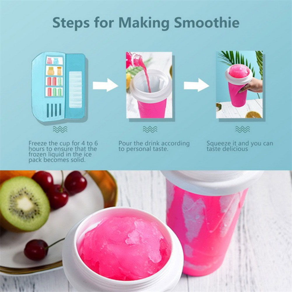 300ML Smoothies Squeeze Cup Qu - Slushie Machine Vending のレビューと価格