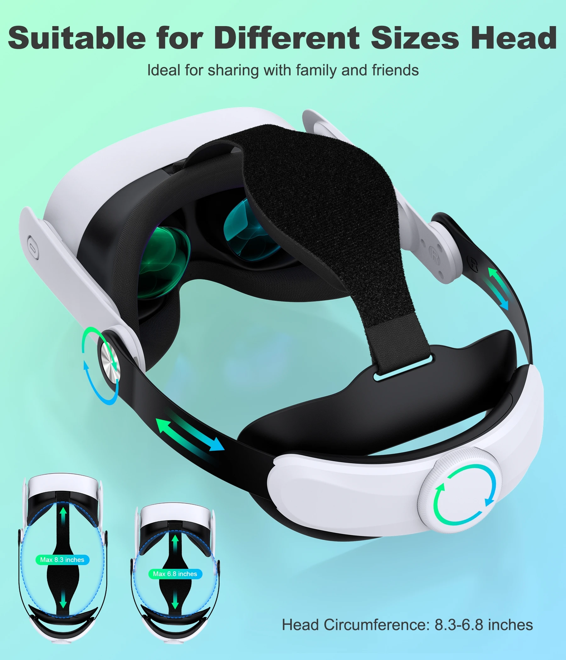 BEBONCOOL Adjustable VR Headba - Arcade Quest のレビューと価格