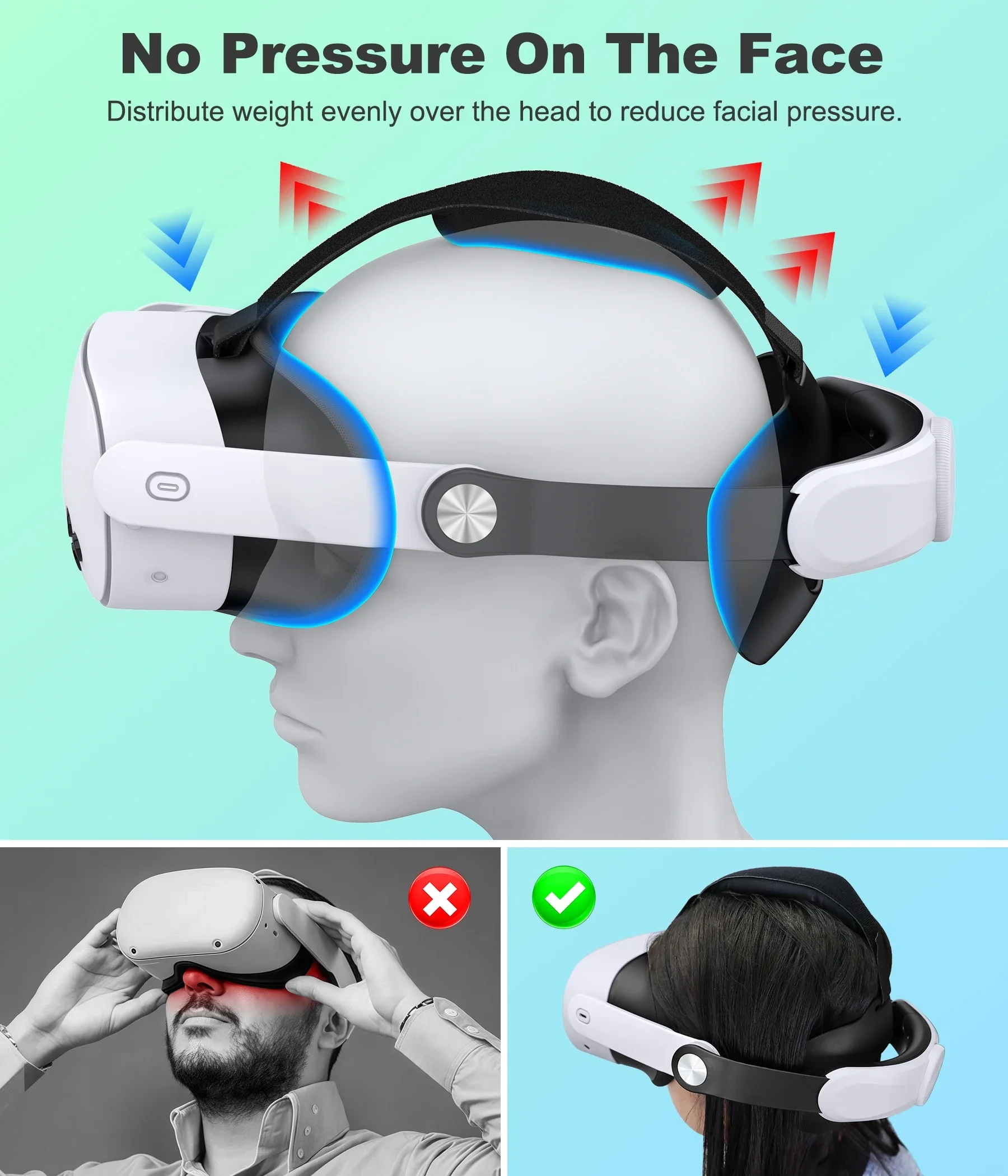 BEBONCOOL Adjustable VR Headba - Arcade Quest のレビューと価格