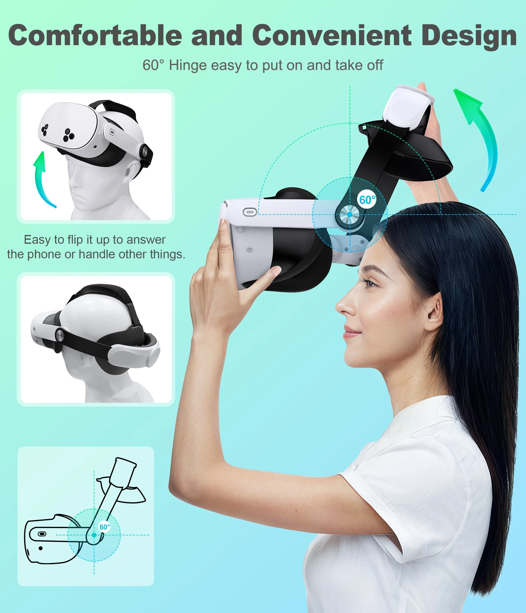 BEBONCOOL Adjustable VR Headba - Arcade Quest のレビューと価格