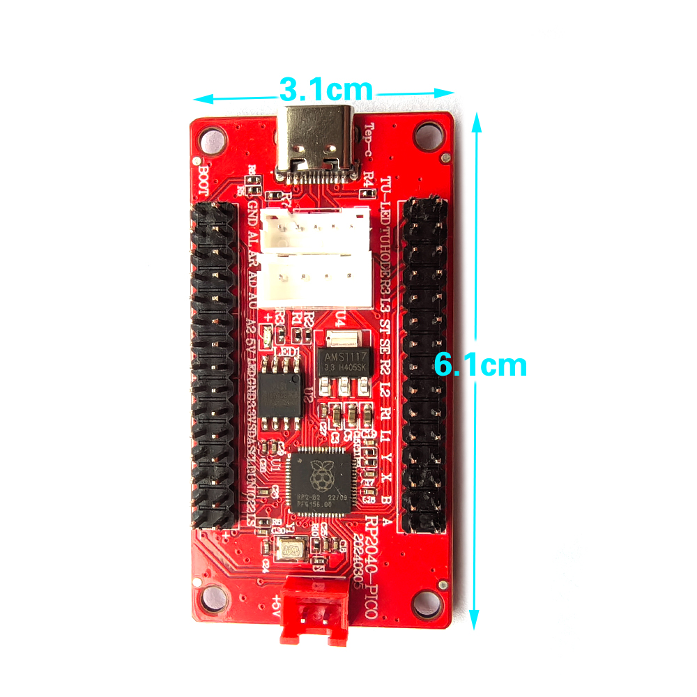 Raspberry Pi Pico Zero Delay U - Joystick Arcade Parts のレビューと価格