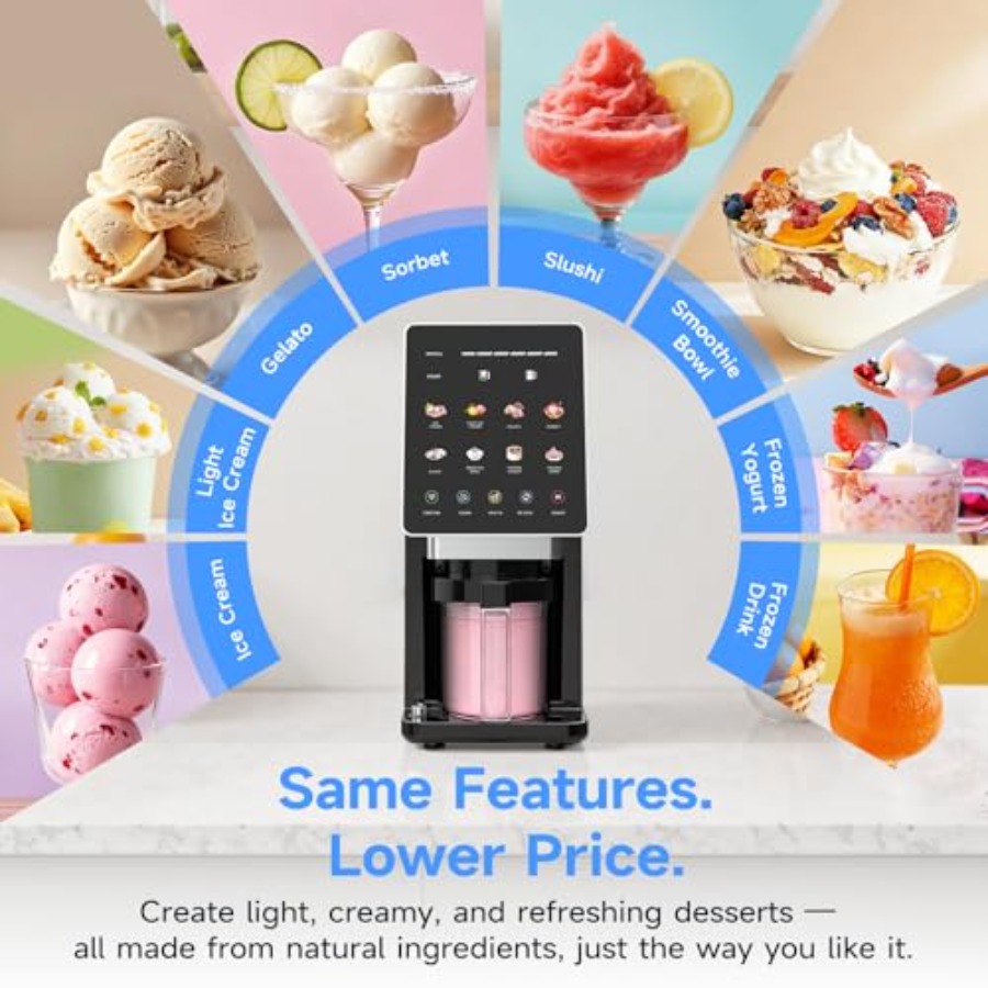 Ice Cream Maker 10-in-1 Frozen - Slushie Machine Vending のレビューと価格