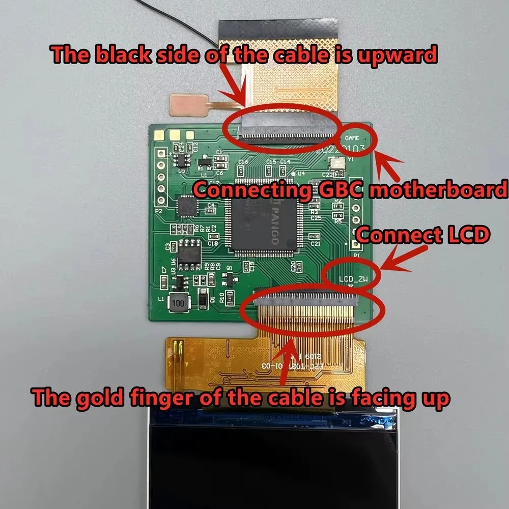 Original Size New 2.45 GBC IPS - Lcd Screen Arcade のレビューと価格