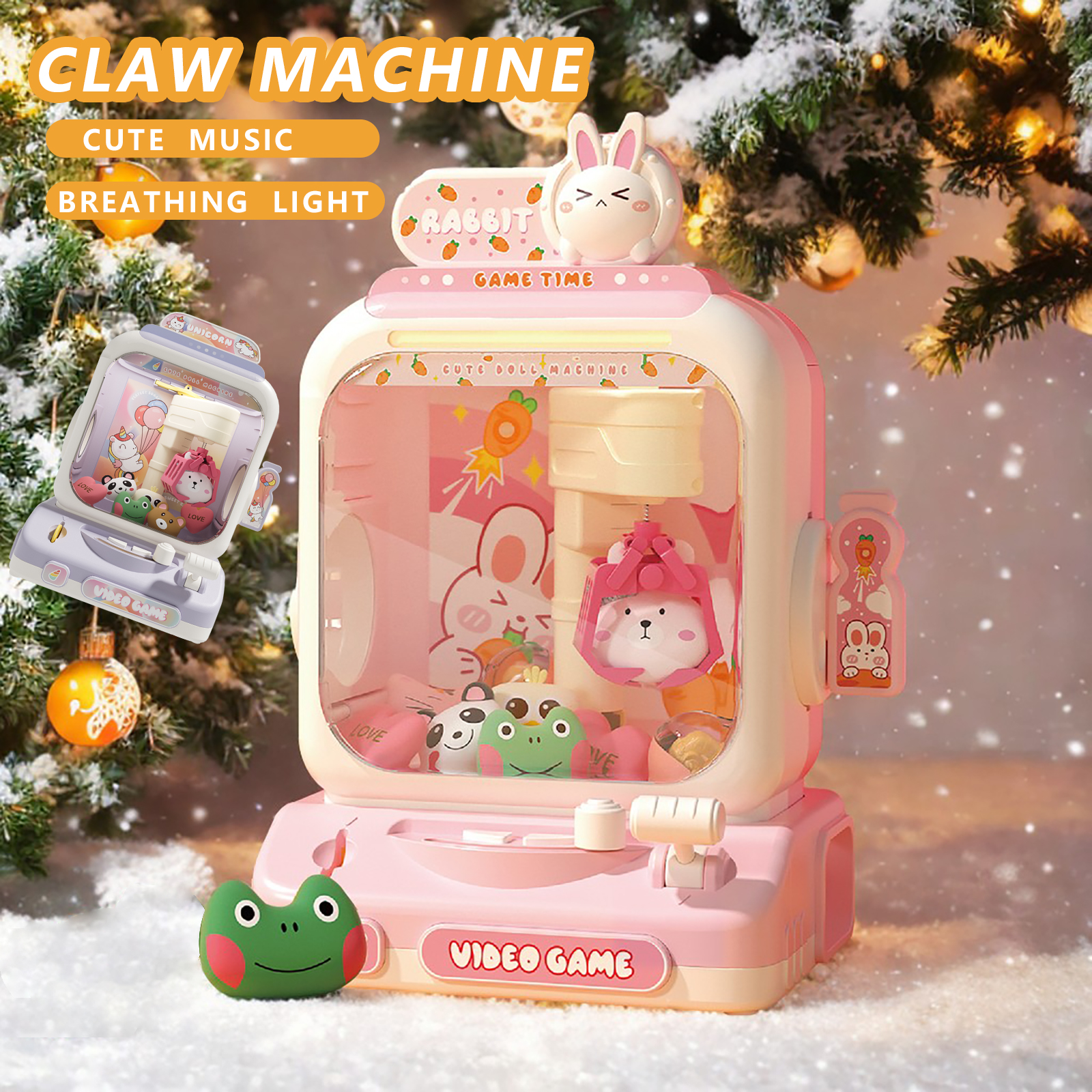 New Mini Claw Machine Rabbit   - Claw Crane Machine のレビューと価格