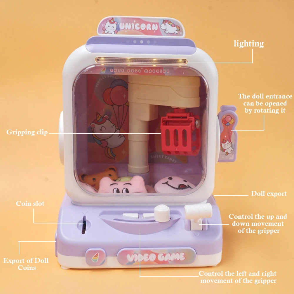 New Mini Claw Machine Rabbit   - Claw Crane Machine のレビューと価格