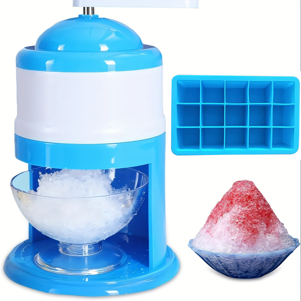 Portable Hand Crank Snow Cone  - Slushie Machine Vending のレビューと価格
