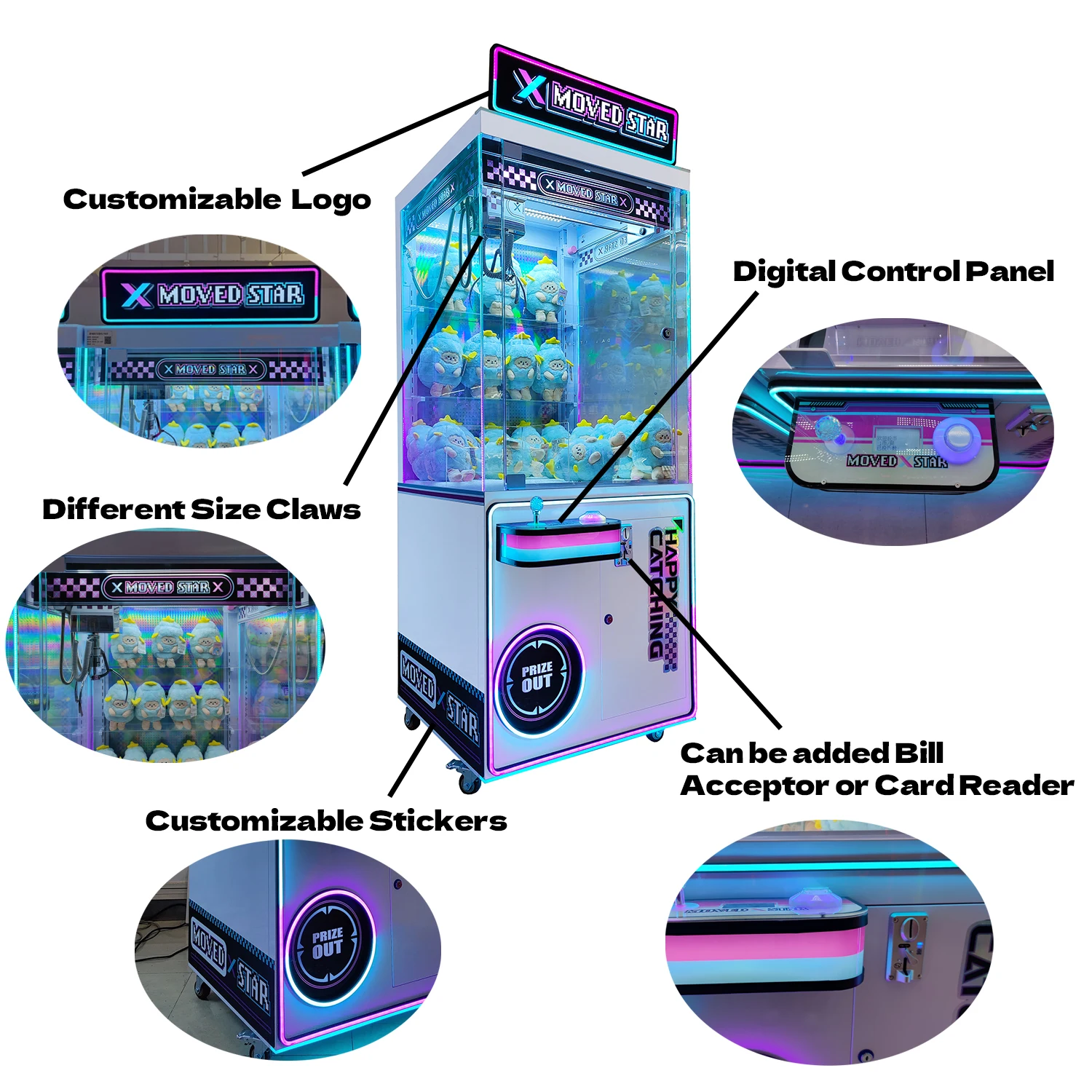 Neofuns Japanese Commercial Ch - Japanese Arcade Vending Machine のレビューと価格