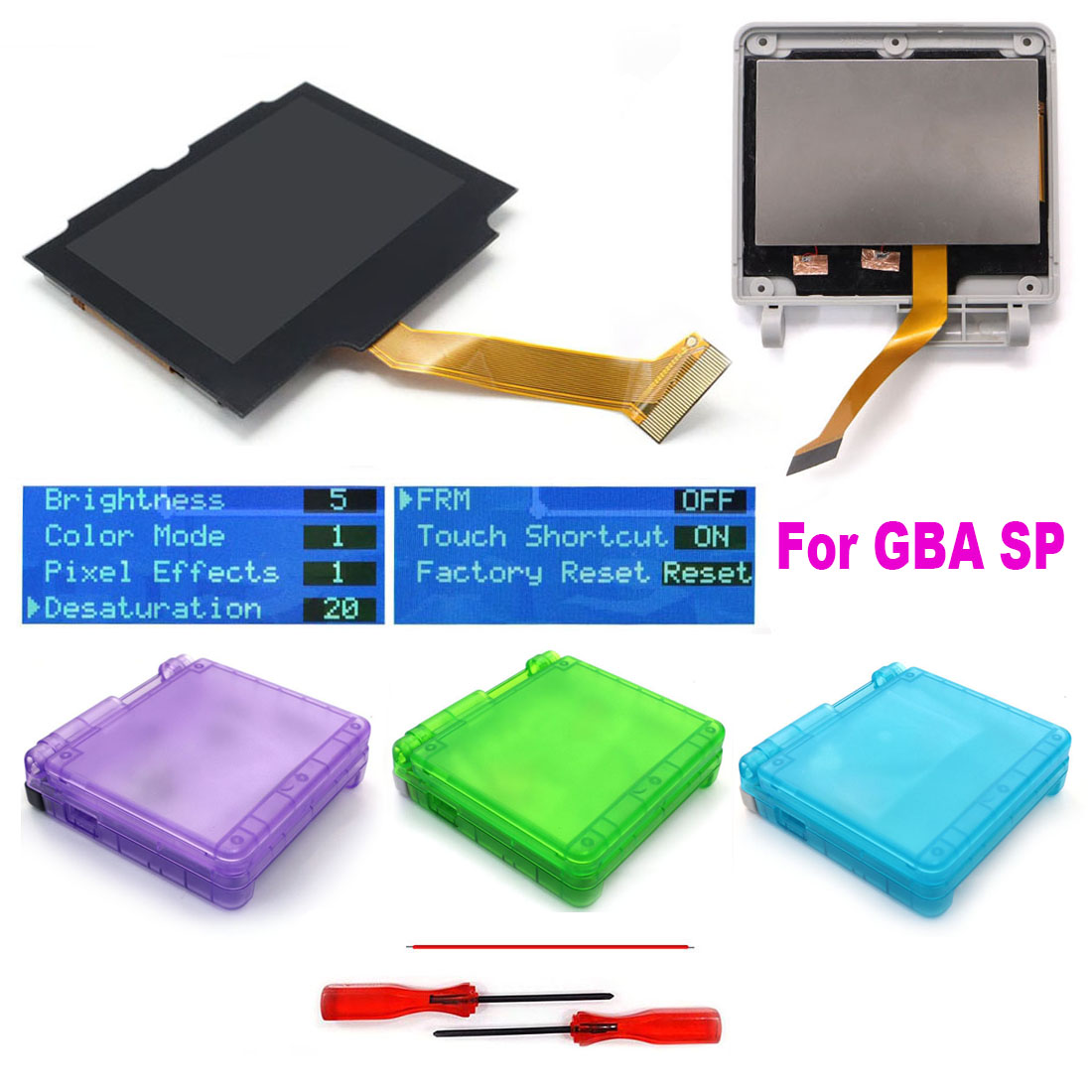 HISPEEDIDO For GBA SP IPS V5 S - Lcd Screen Arcade のレビューと価格