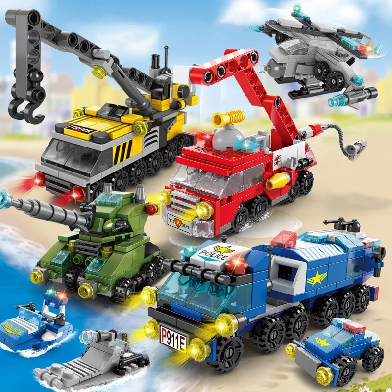 City Fire Car Building Blocks  - Claw Crane Machine のレビューと価格