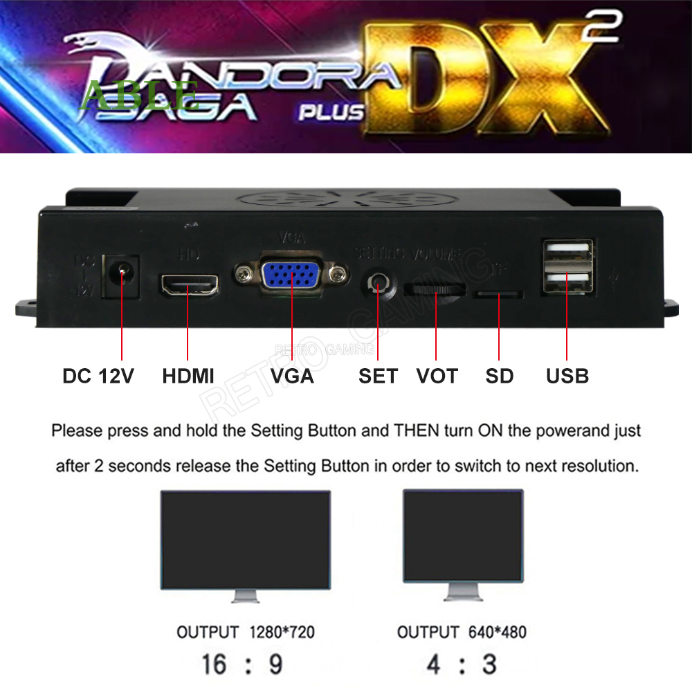 26800 in 1 Pandora Saga Box DX - Trackball Controller Arcade のレビューと価格